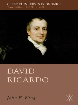cover image of David Ricardo